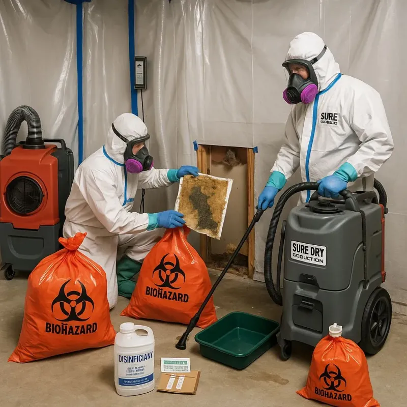 Contaminated Water Handling Protocols process in Horse Pasture, VA